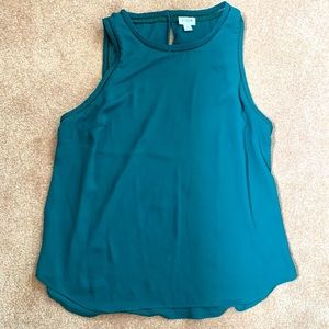 J. Crew Emerald Green Sleeveless Top